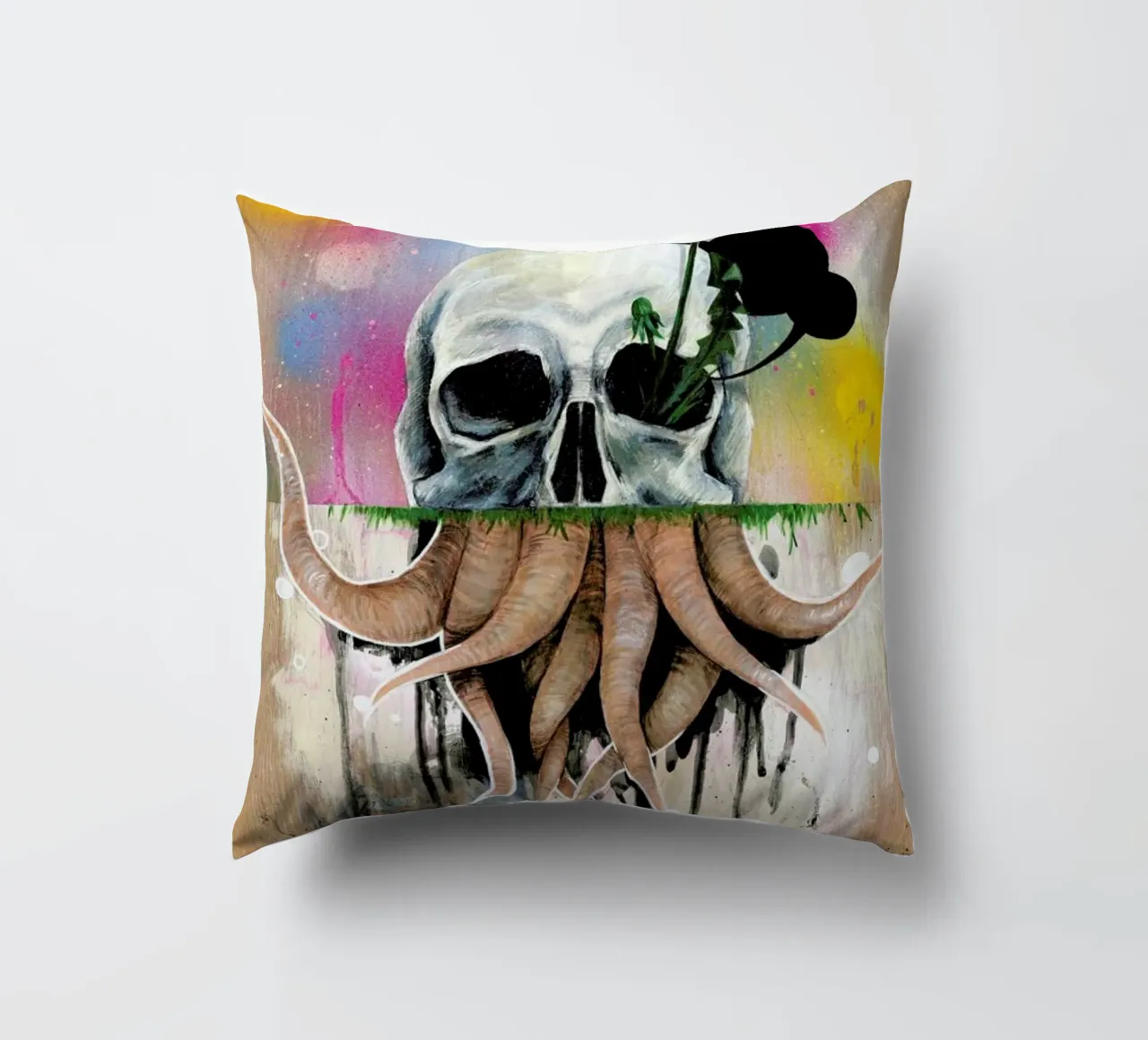Skull Roots cuscino da Famous When Dead