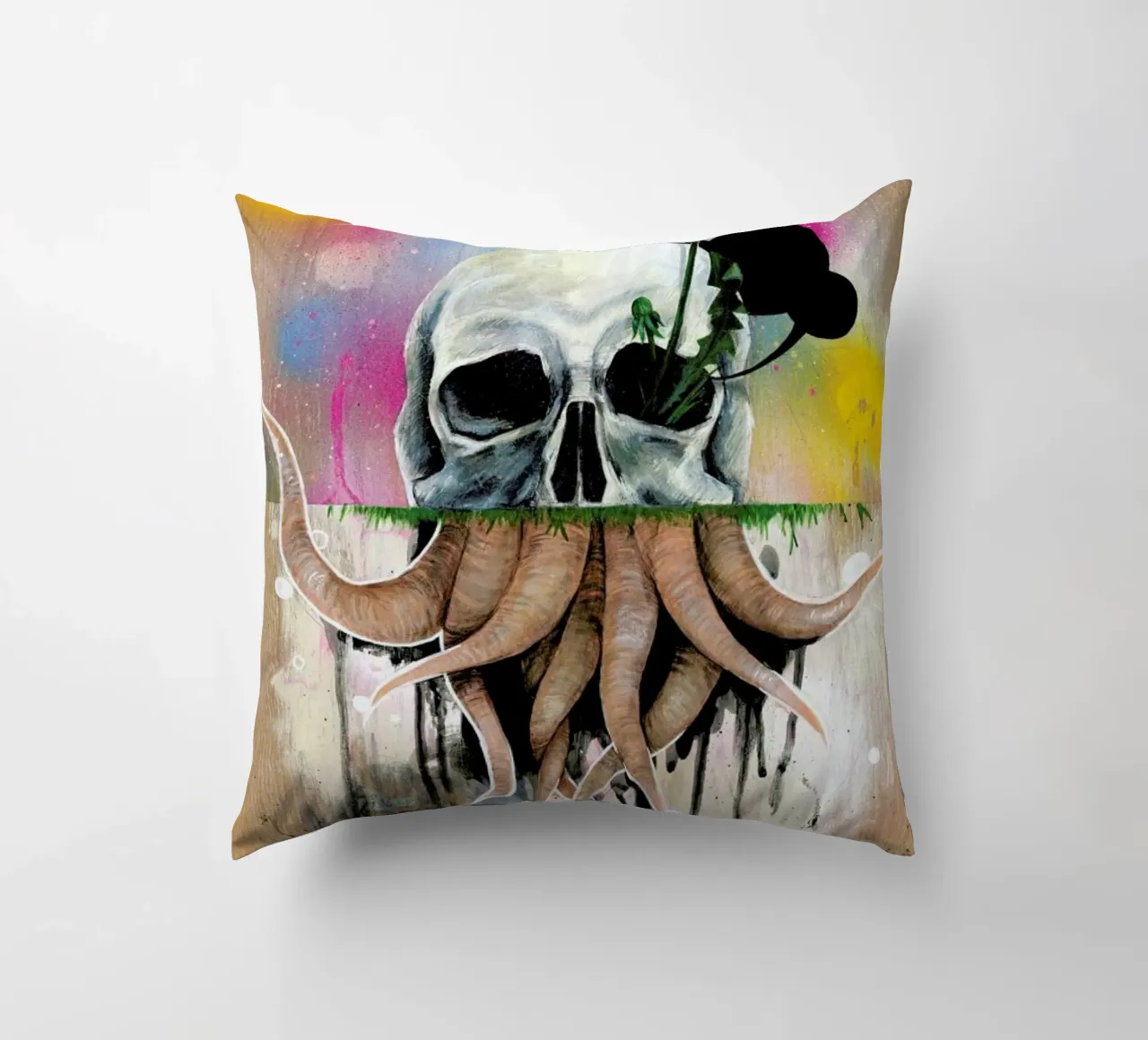 Skull Roots cuscino da Famous When Dead