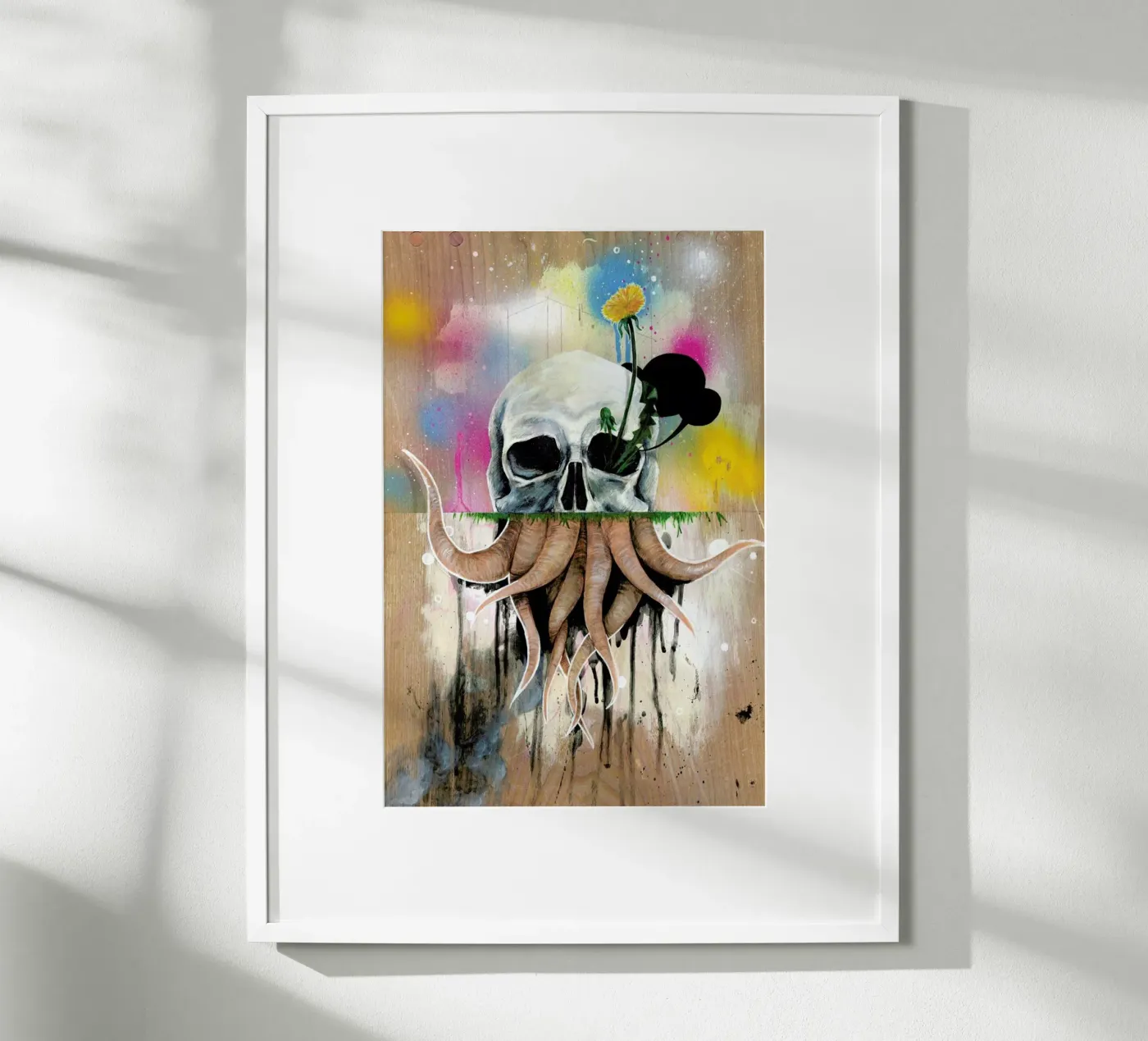 Skull Roots poster da Famous When Dead