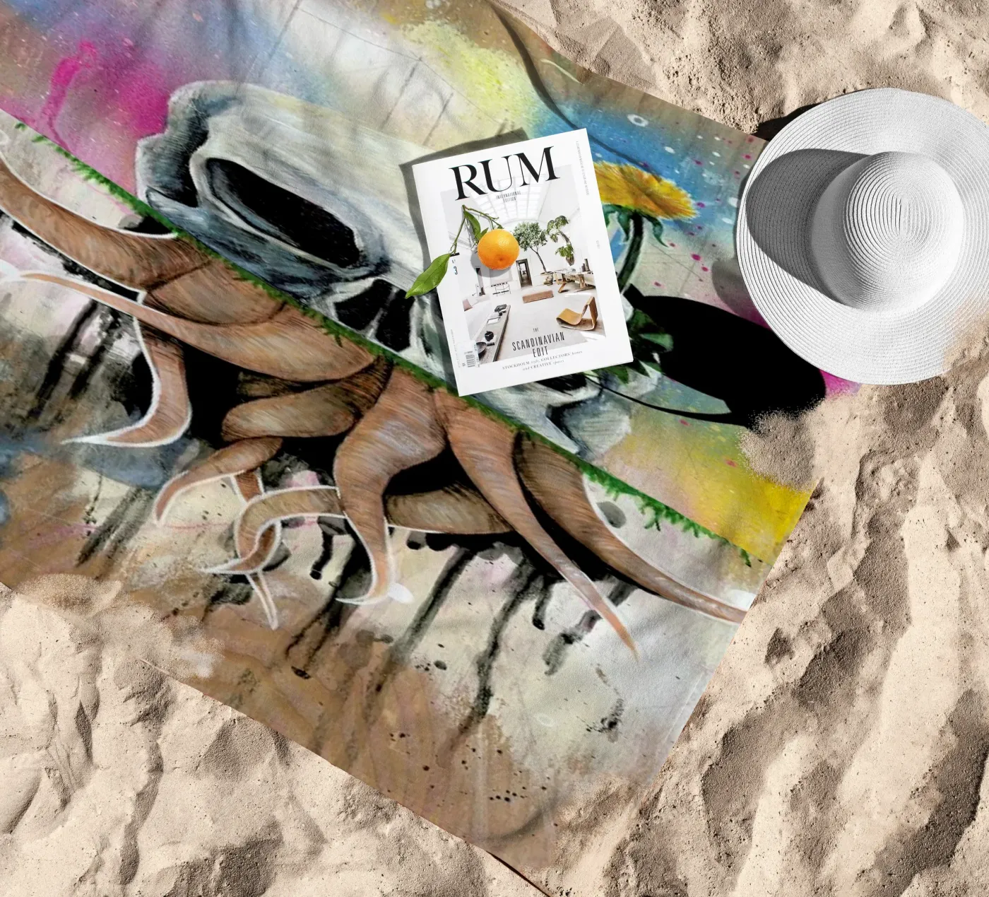 Skull Roots telo mare da Famous When Dead