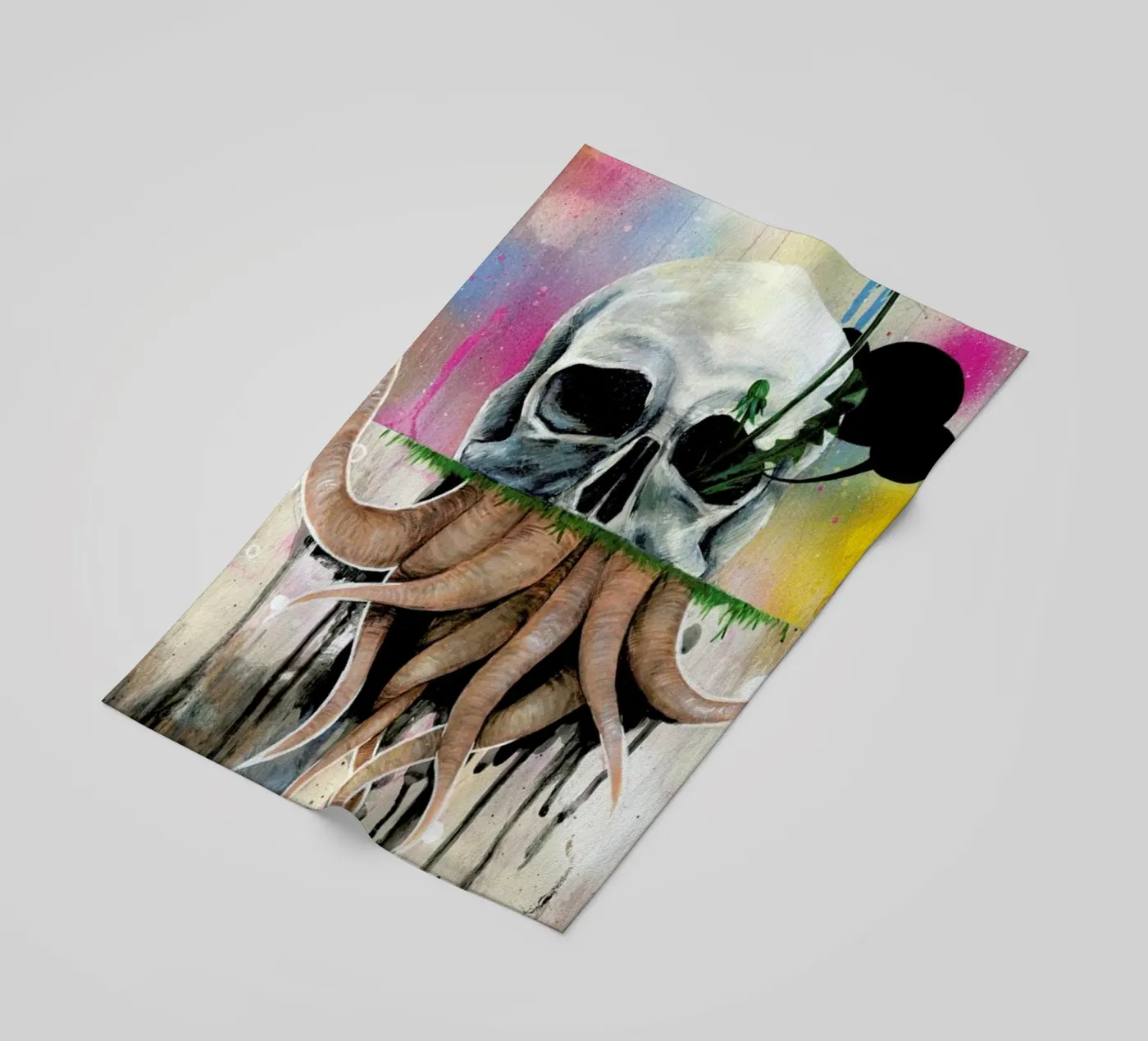 Skull Roots telo mare da Famous When Dead