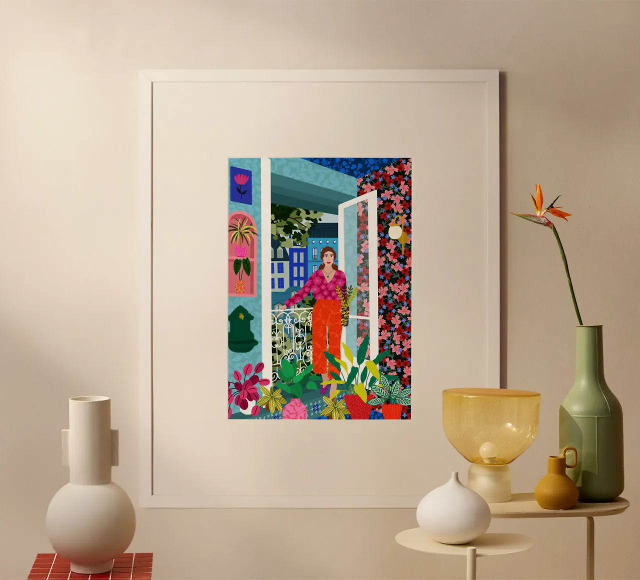 Decorare il mio appartamento poster con telaio in plastica da Rafaela Mascaro