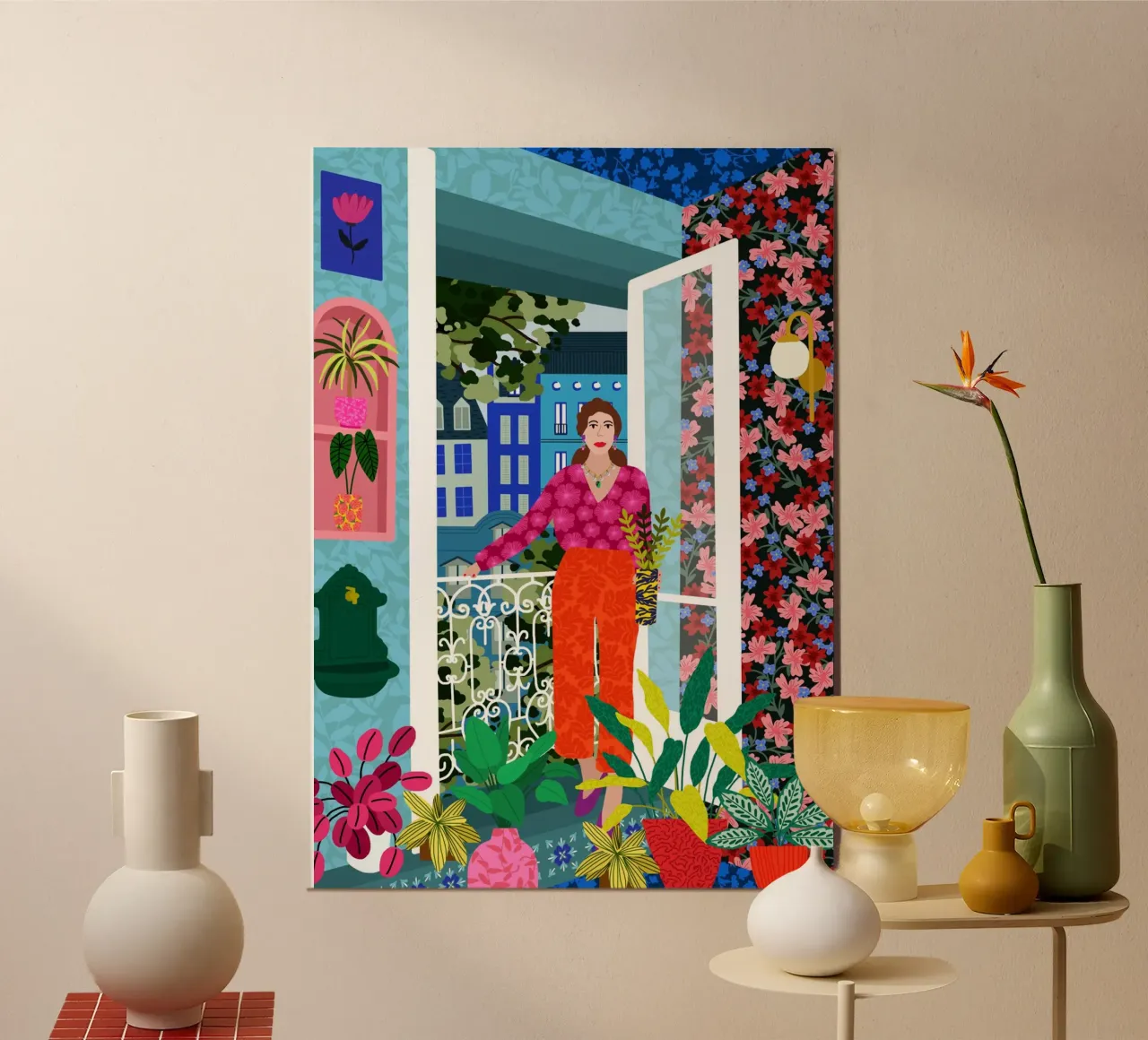 Decorare il mio appartamento poster con telaio in plastica da Rafaela Mascaro