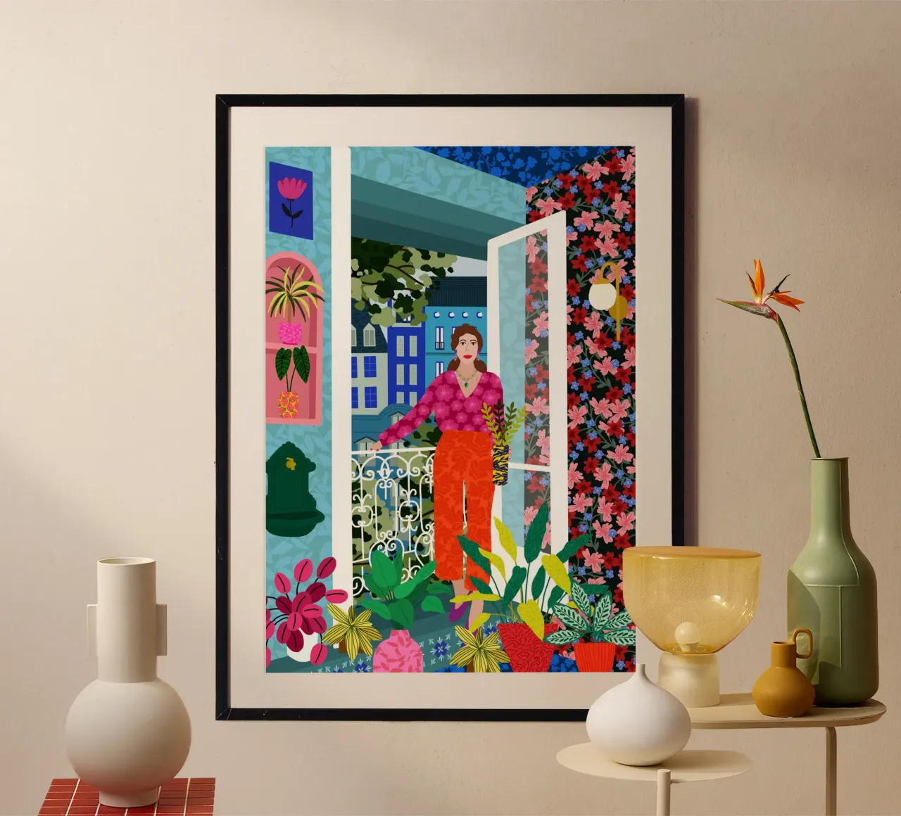 Decorare il mio appartamento poster con telaio in plastica da Rafaela Mascaro