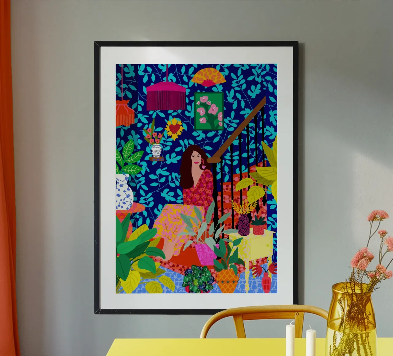 Decorare il mio appartamento poster con telaio in plastica da Rafaela Mascaro