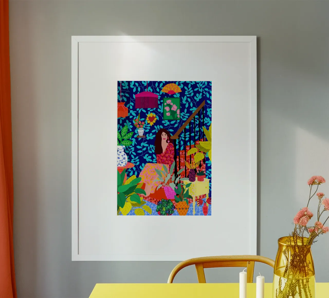 Decorare il mio appartamento poster con telaio in plastica da Rafaela Mascaro