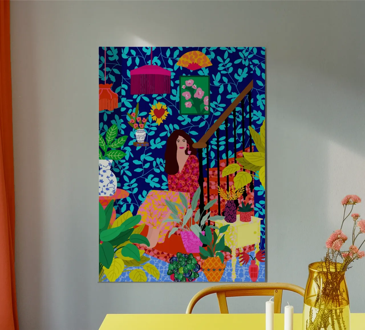 Decorare il mio appartamento poster con telaio in plastica da Rafaela Mascaro