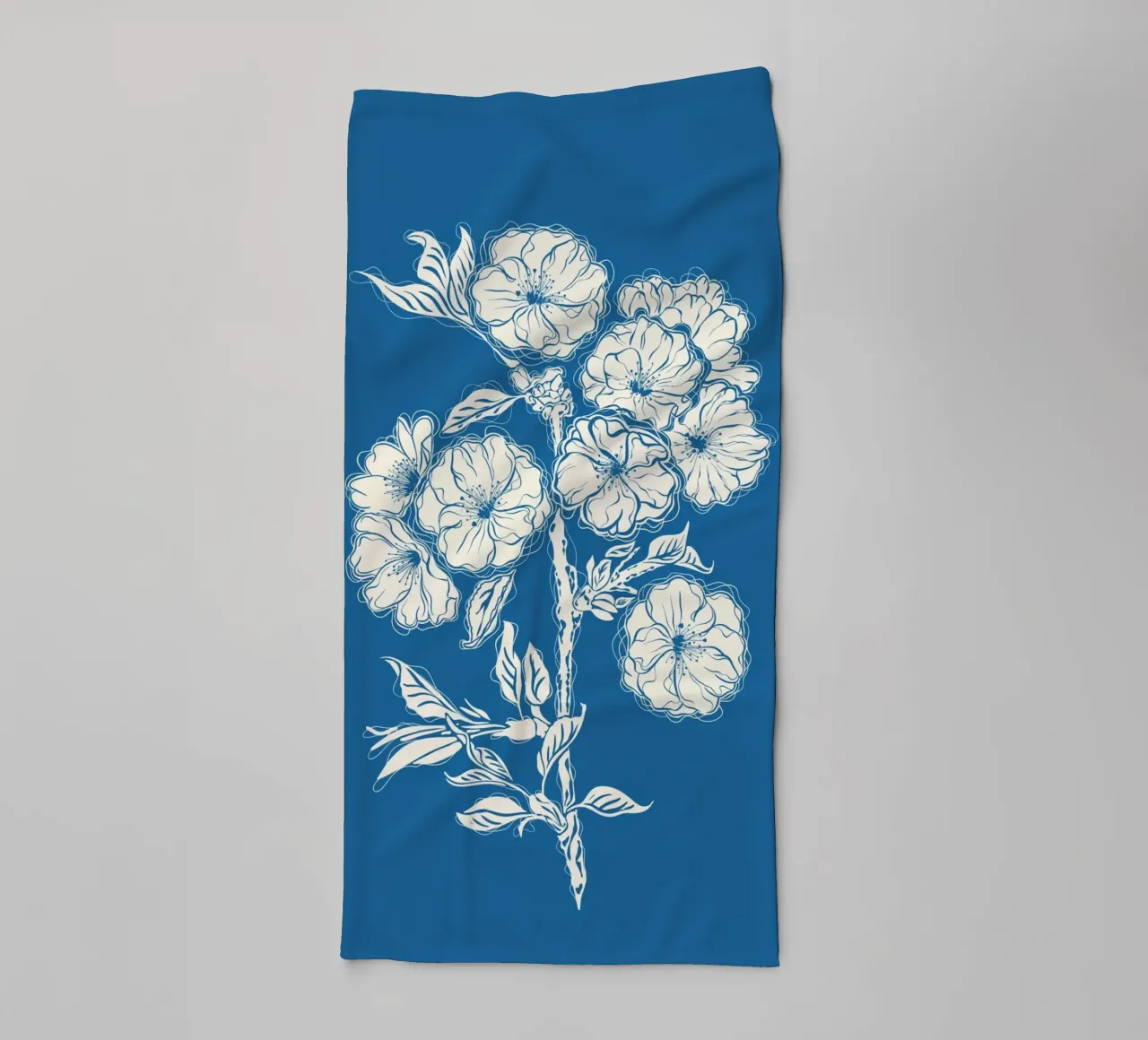 Fiori di ciliegio asciugamano da bagno da Stella-Illustrations