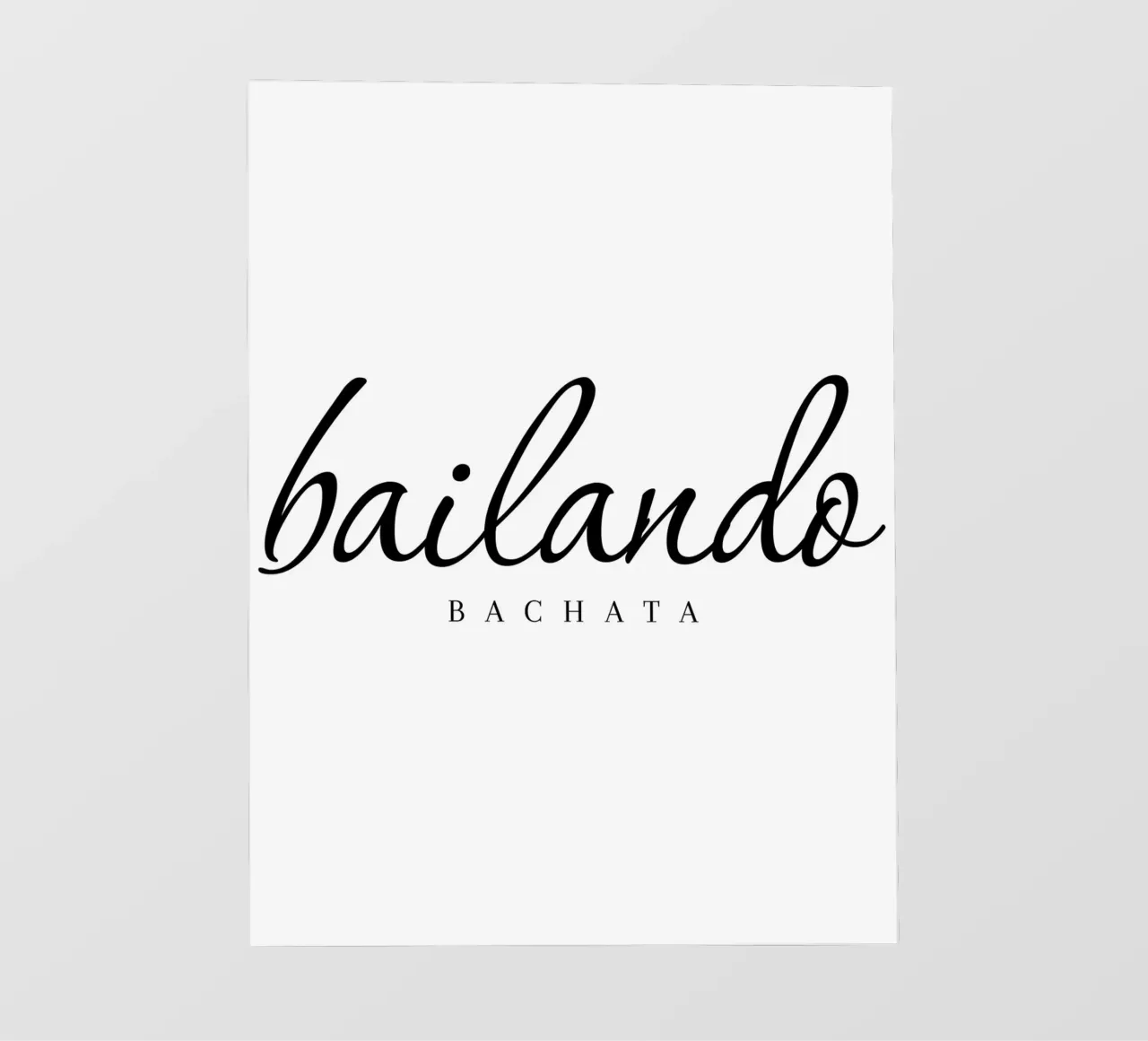 Bailando Bachata II telo in pvc da Bureau Purpur