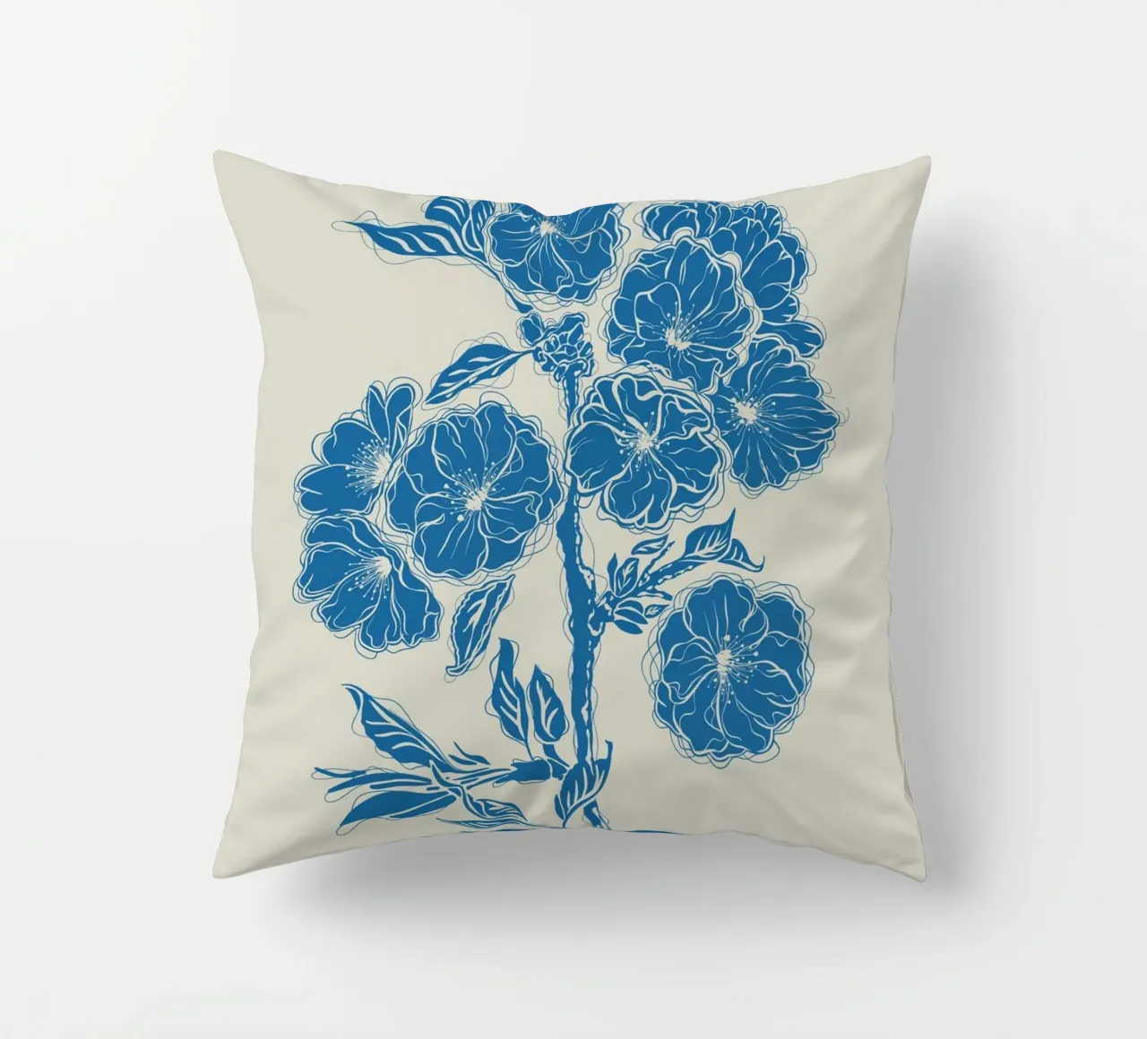 Fiori di ciliegio cuscino da Stella-Illustrations