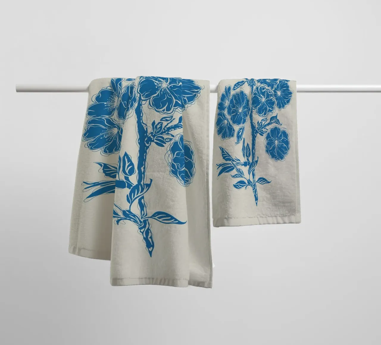 Fiori di ciliegio asciugamano da bagno da Stella-Illustrations