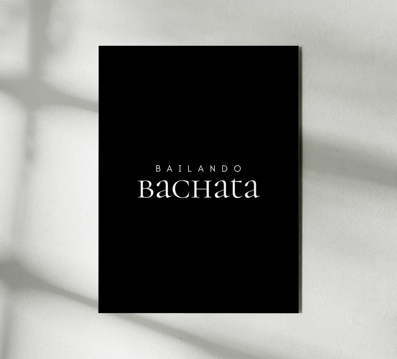 Bailando Bachata III alluminio dibond da Bureau Purpur