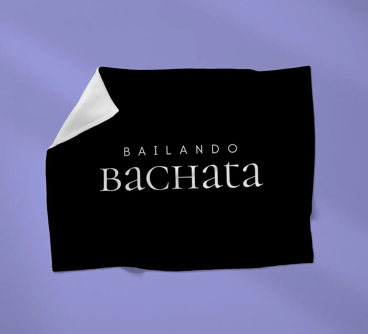 Bailando Bachata III coperta in pile da Bureau Purpur