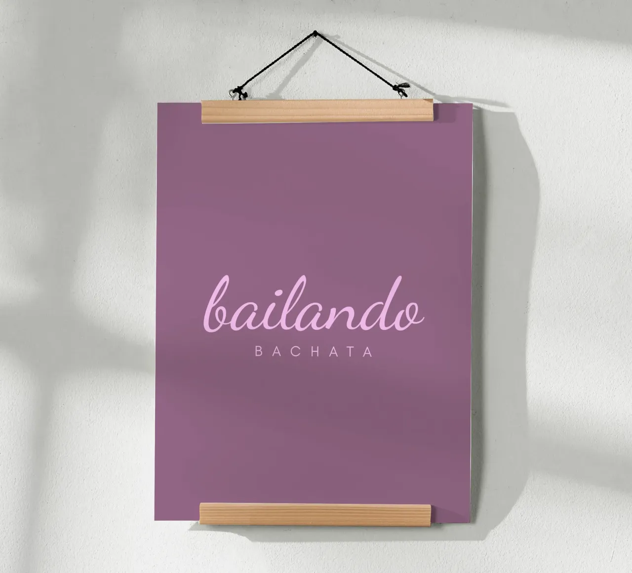Bailando Bachata IV carta hahnemühle da Bureau Purpur