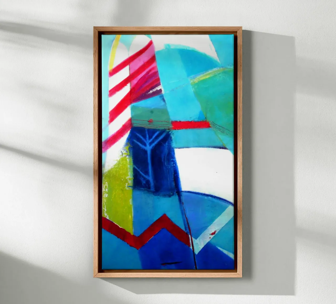 Orte 2 canvas van Anita Gewald
