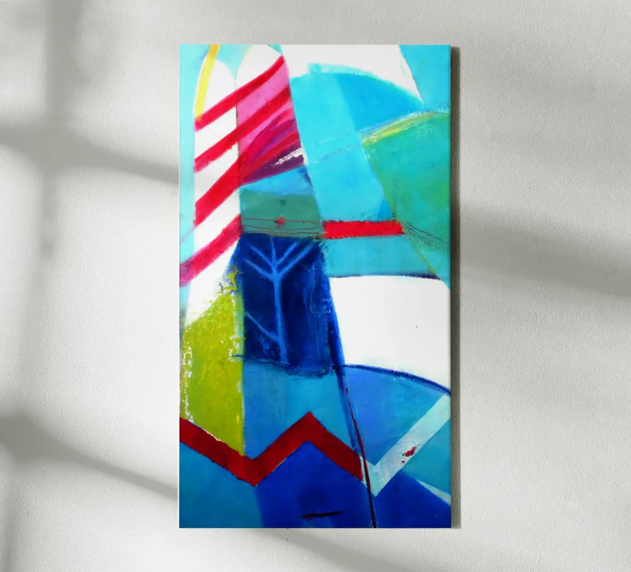 Orte 2 canvas van Anita Gewald