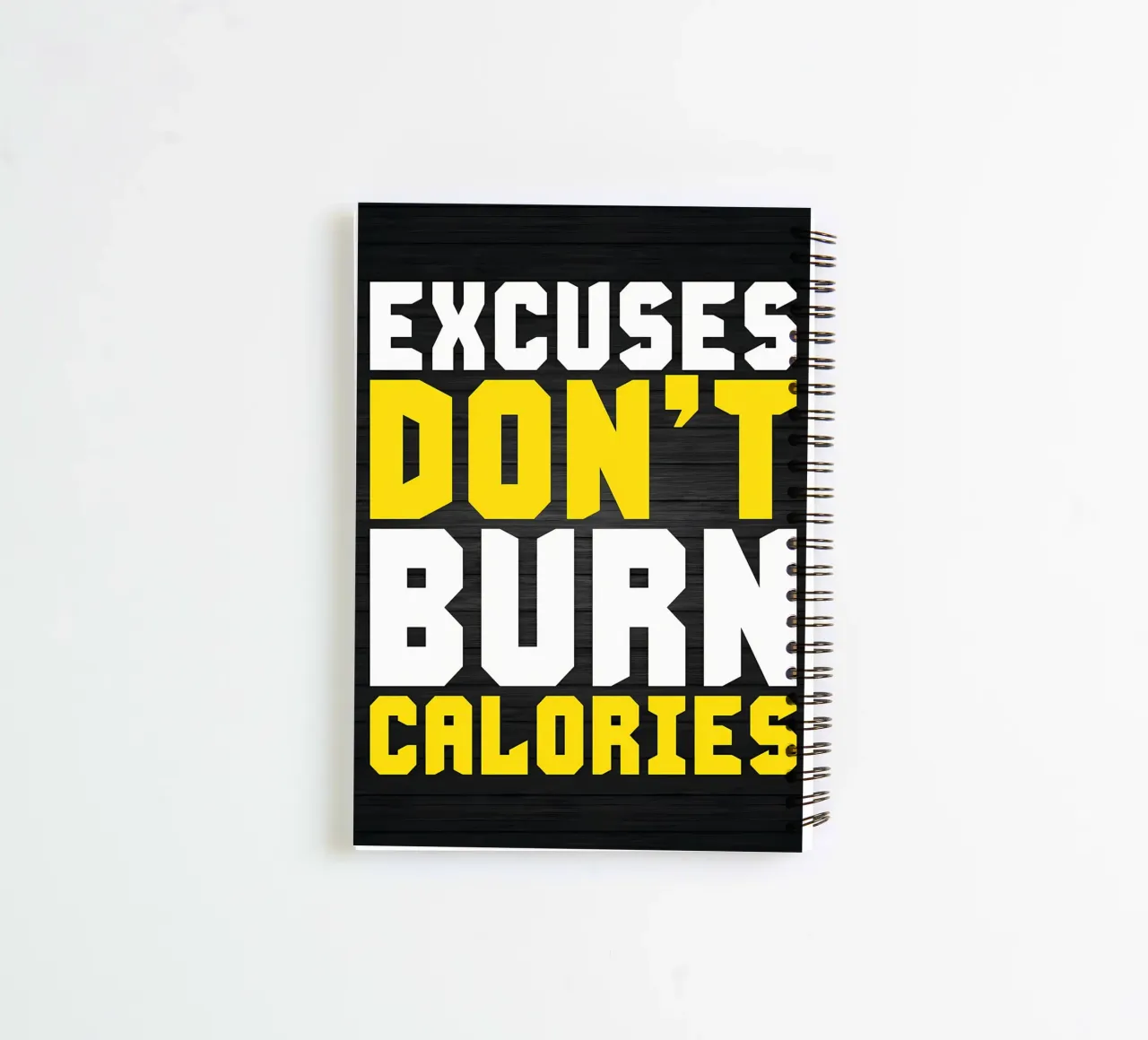 Wish vs Work For It spiral notebook by Aara