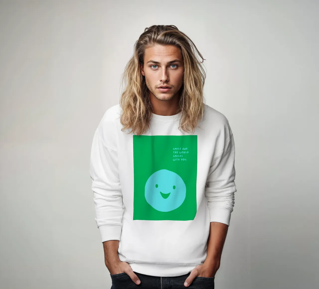 Smile and the world smiles with you felpa da Ohkimiko