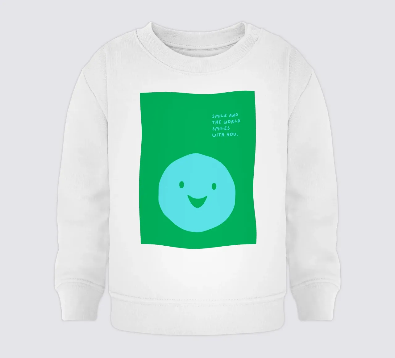 Smile and the world smiles with you felpa neonato da Ohkimiko