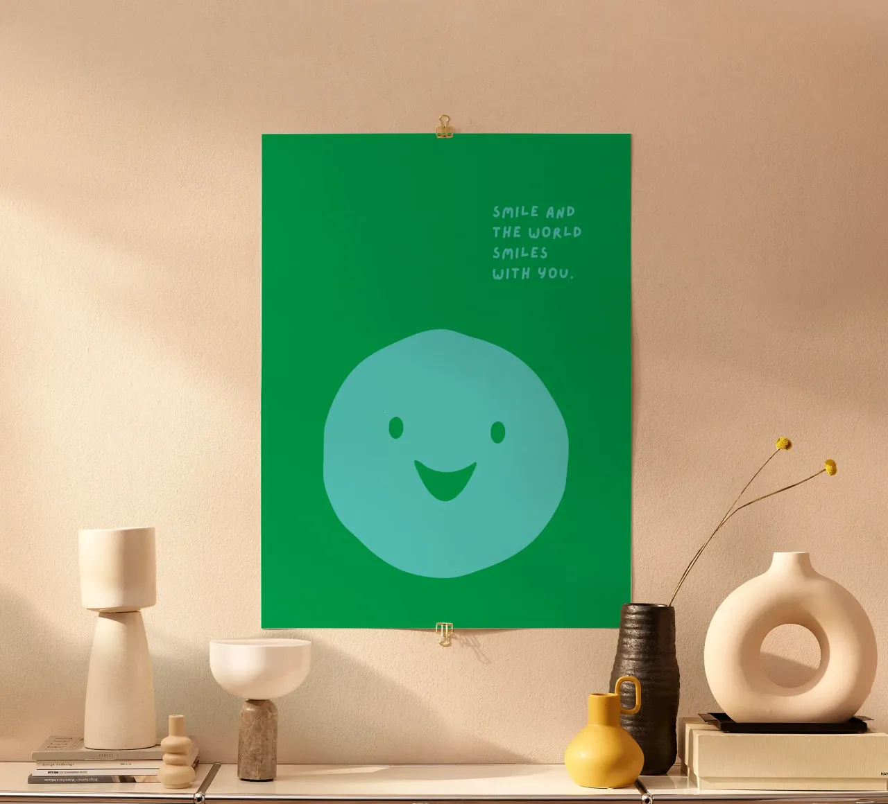Smile and the world smiles with you carta hahnemühle da Ohkimiko