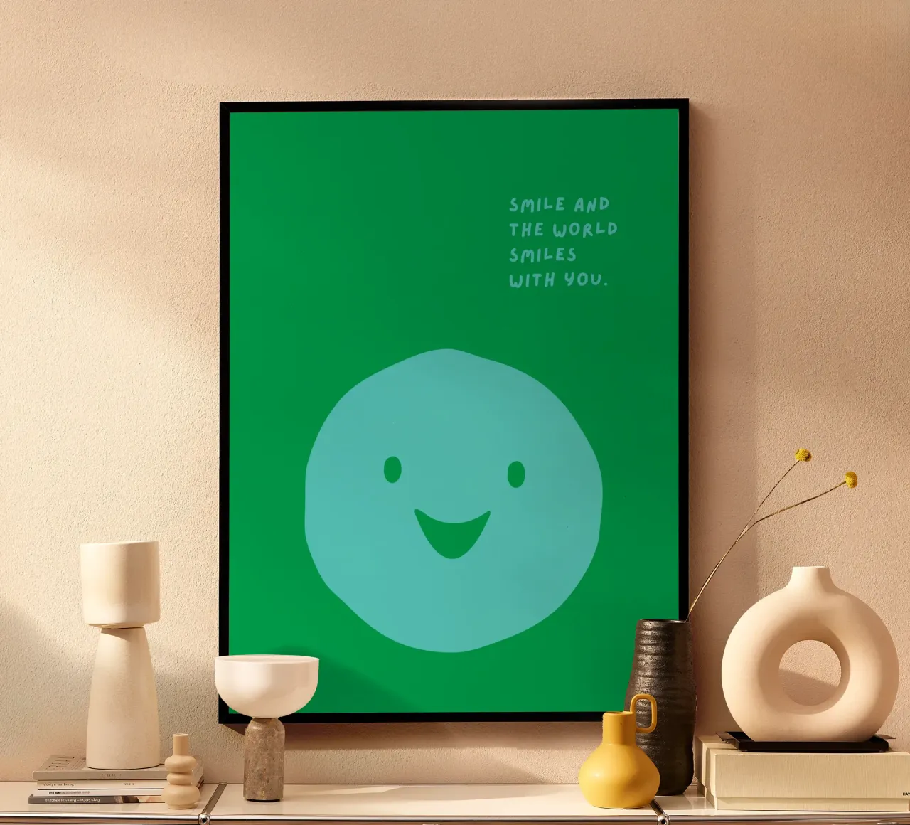 Smile and the world smiles with you carta hahnemühle da Ohkimiko