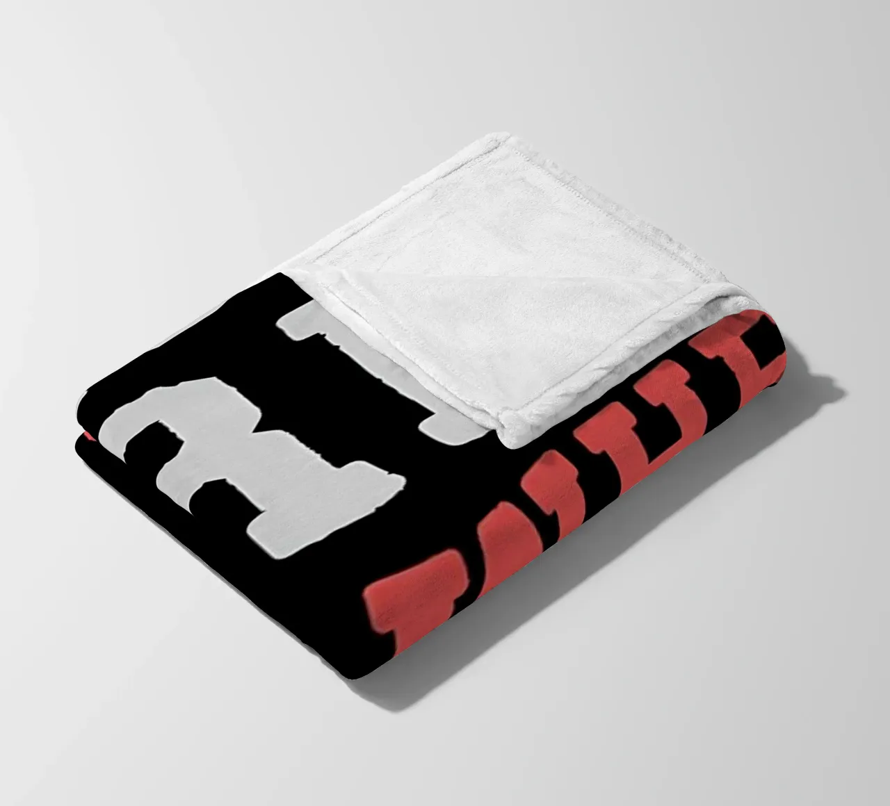 No Excuses Lets Go fleece blanket by Aara