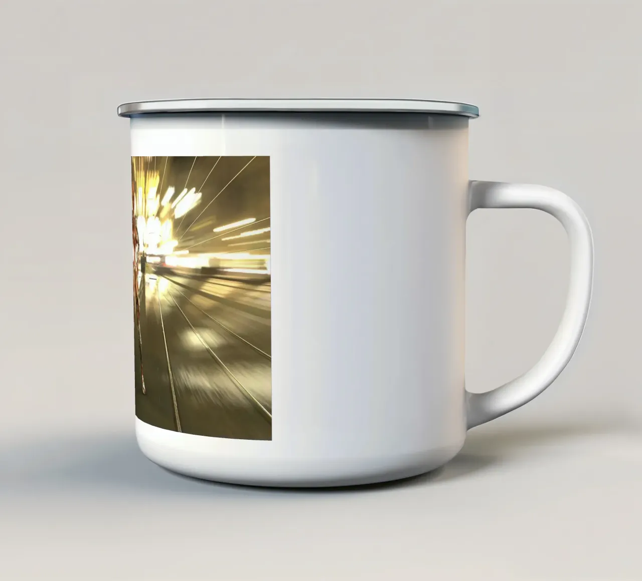 Occhi d'oro e la Porta di Ekarlate tazza in smalto da the-witcher