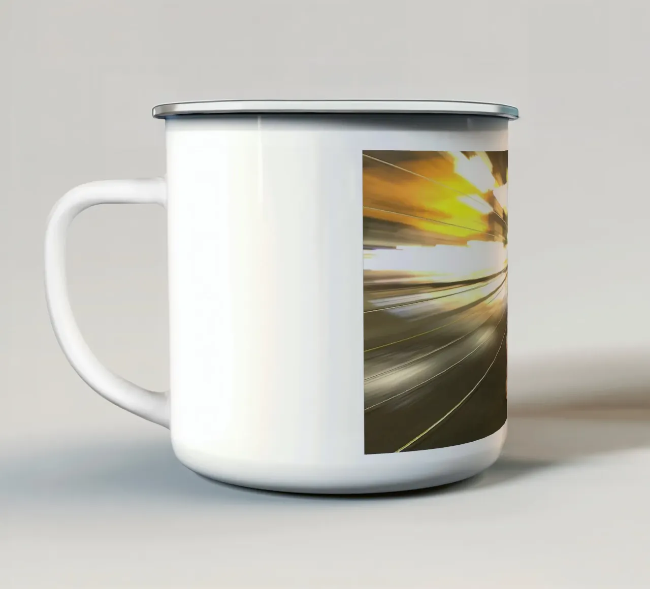 Occhi d'oro e la Porta di Ekarlate tazza in smalto da the-witcher