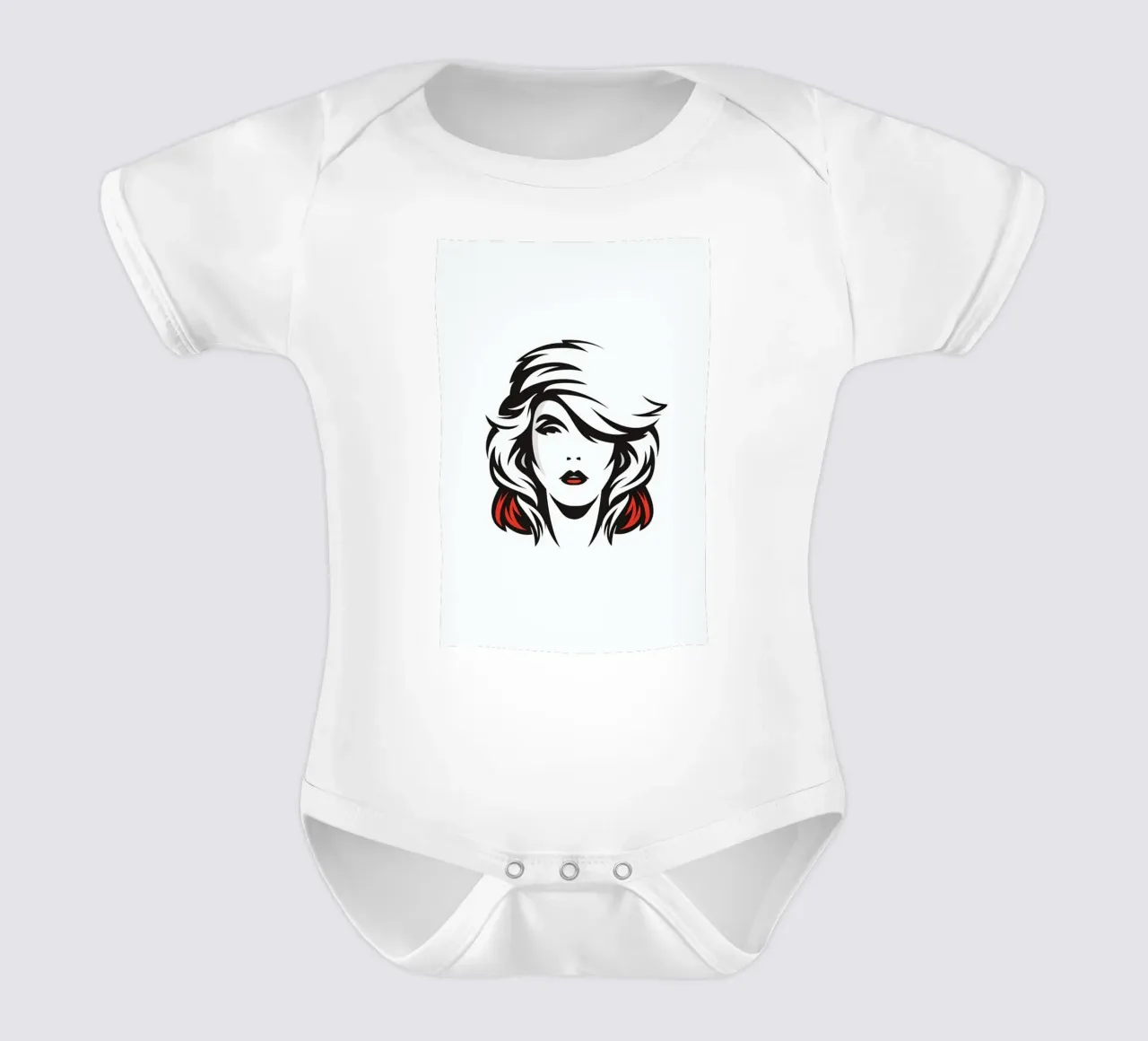 Debbie Harry body neonato maniche corte da Bruno Morphet