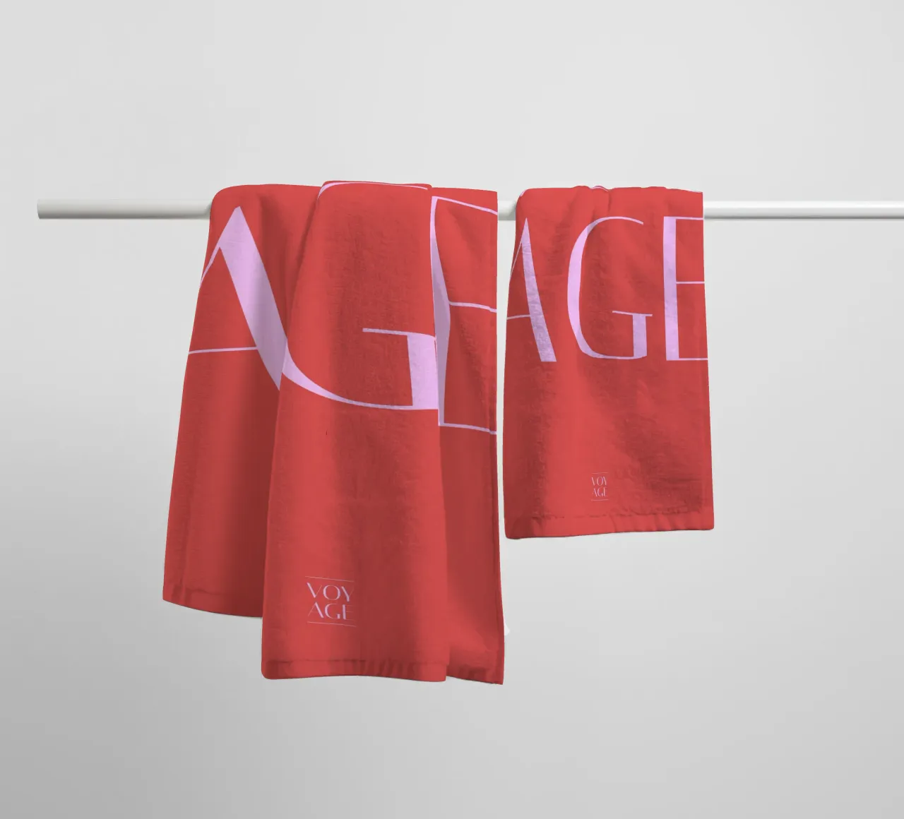 Voyage II towel by Bureau Purpur