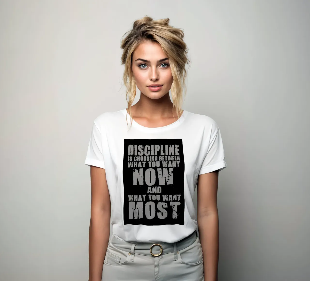 Hongerig blijven dames t-shirt getailleerd van Aara