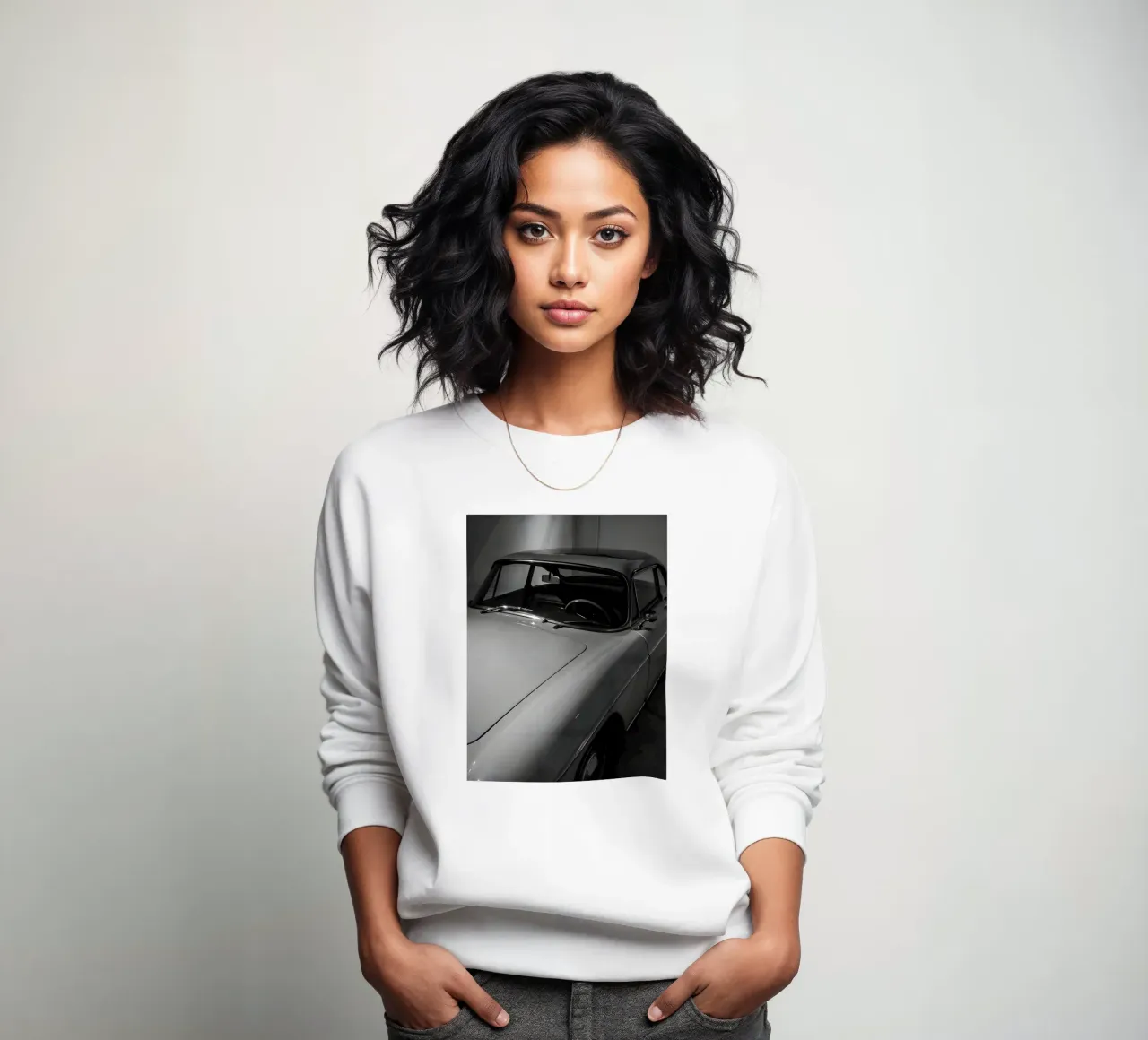 Auto d'epoca monocromatiche felpa da CAR EDITION