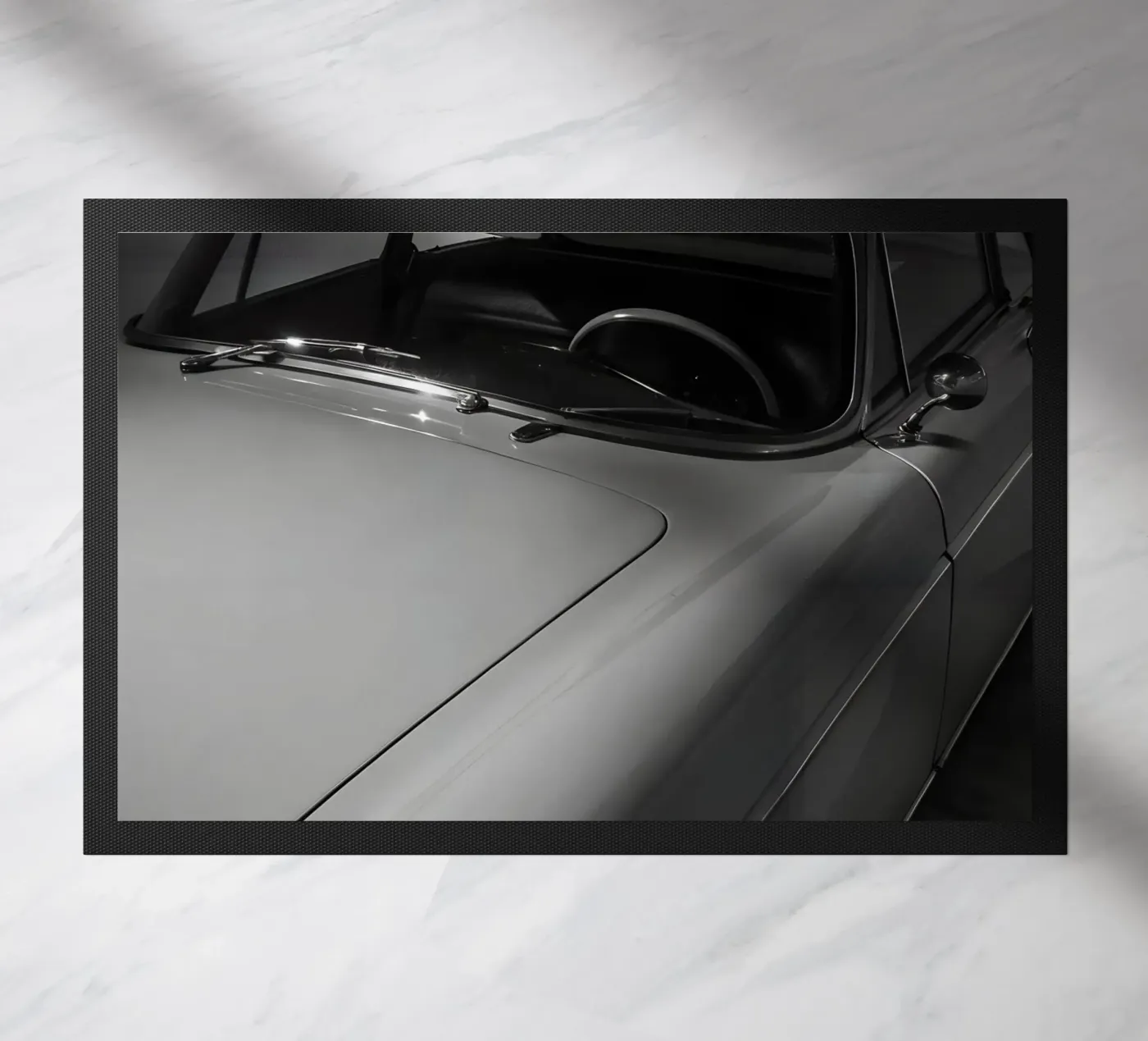 Monochrome Classic Cars Fußmatte von CAR EDITION