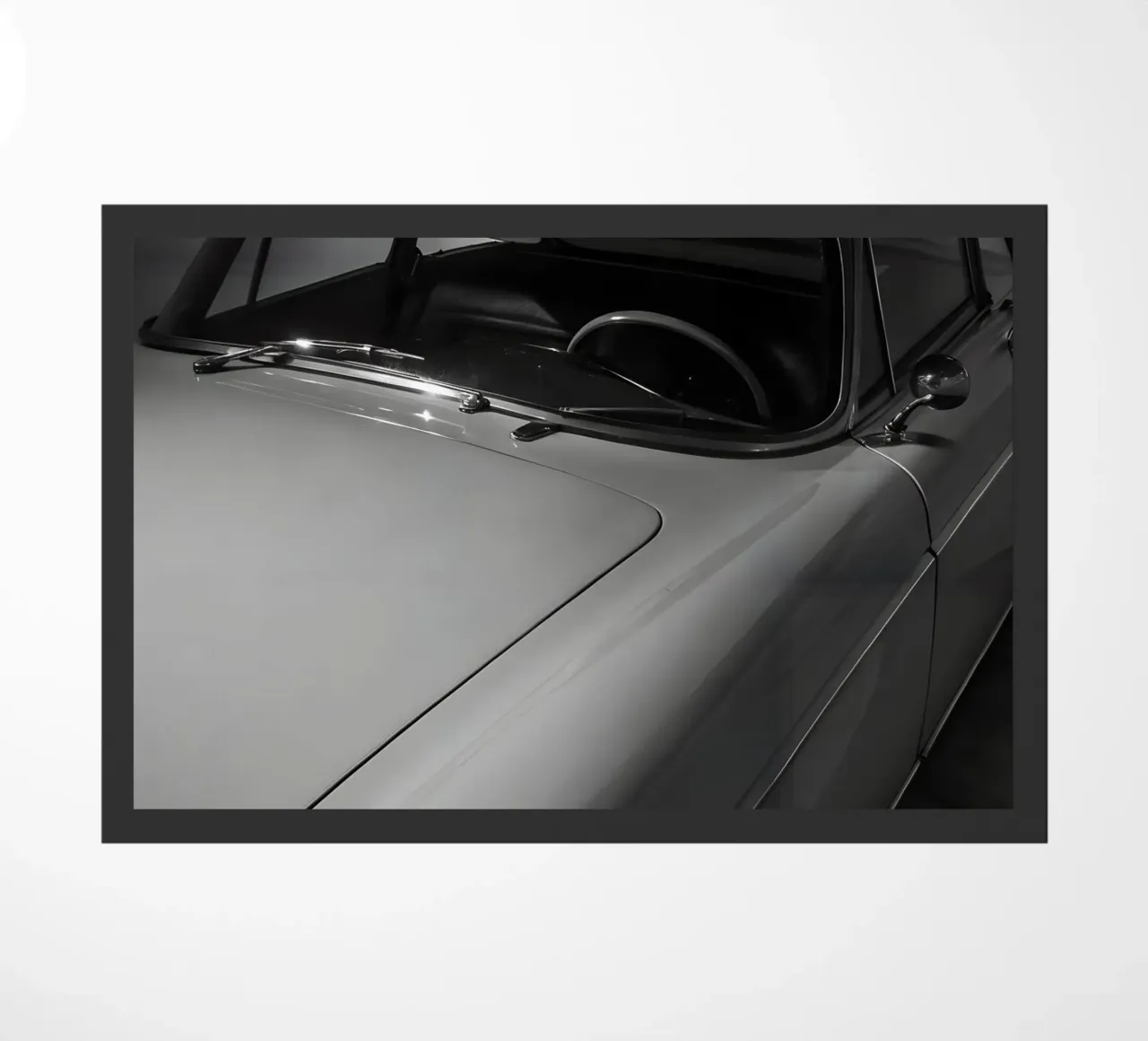 Monochrome Oldtimer Fußmatte von CAR EDITION