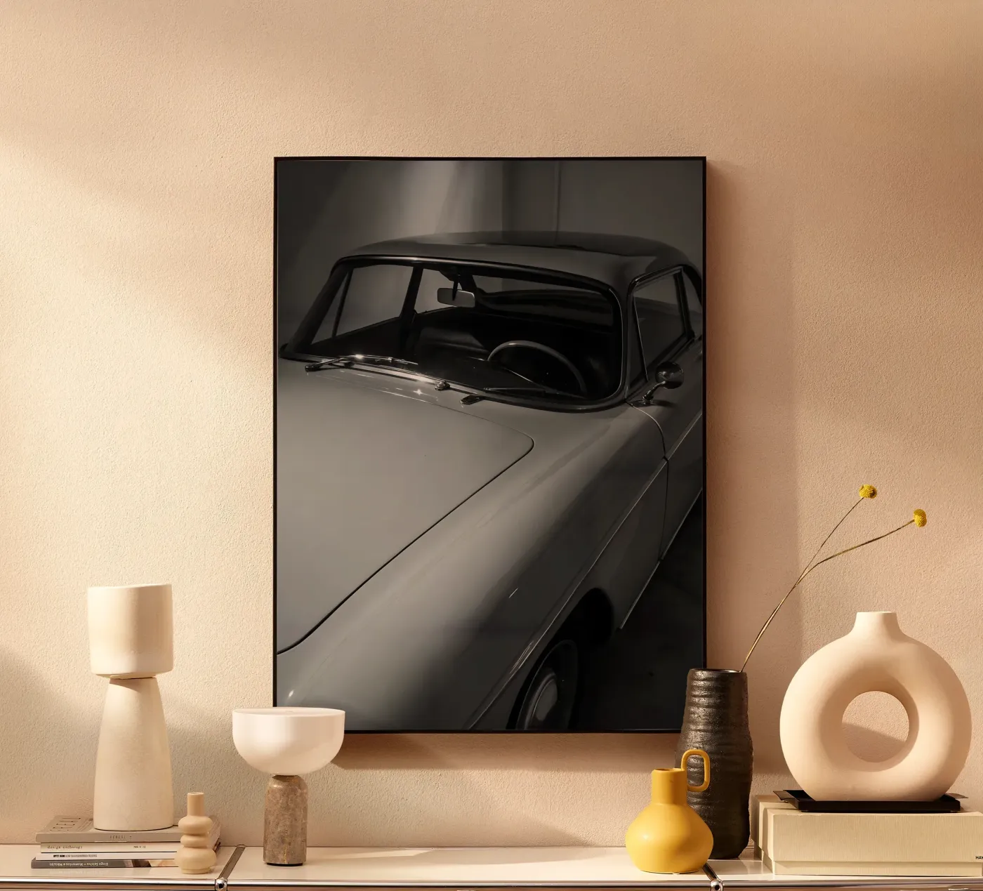 Auto d'epoca monocromatiche plexiglass da CAR EDITION