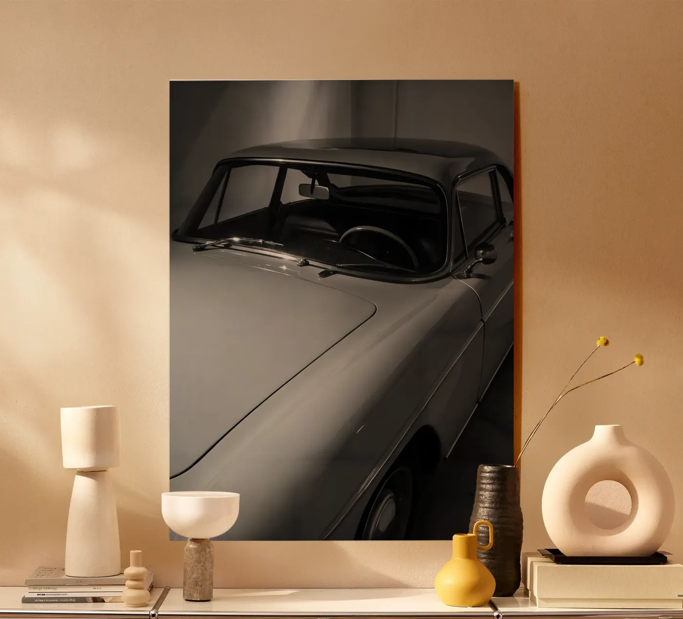 Auto d'epoca monocromatiche plexiglass da CAR EDITION