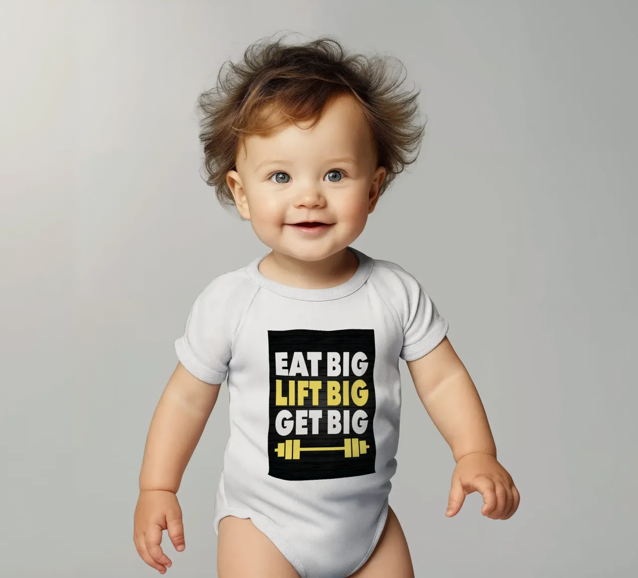 Sollevare vivere amare ridere body neonato maniche corte da Aara