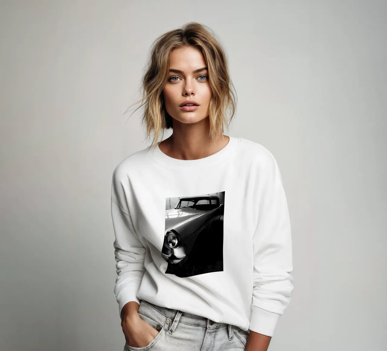 Auto d'epoca monocromatiche felpa da CAR EDITION