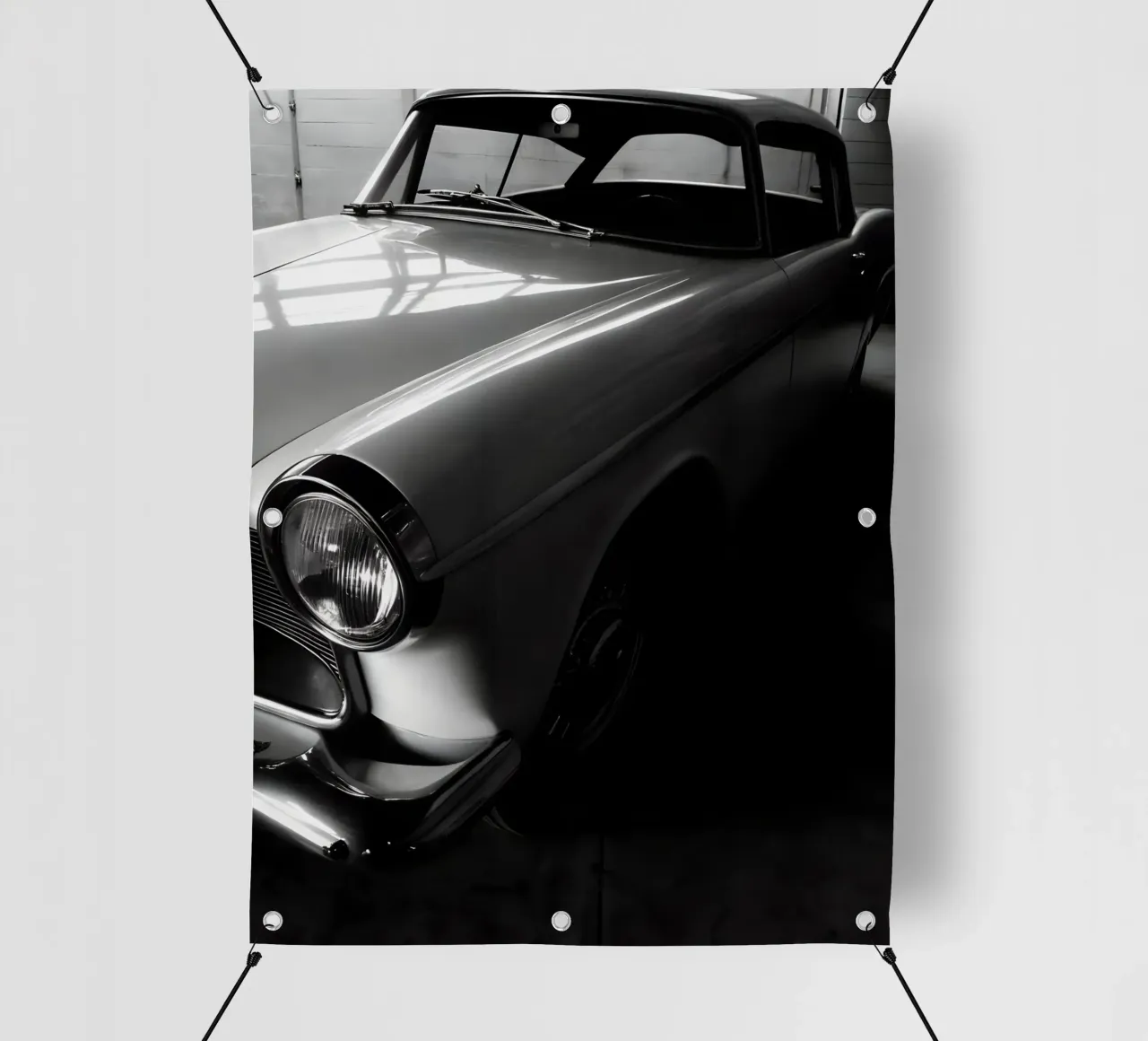 Auto d'epoca monocromatiche telo in pvc da CAR EDITION
