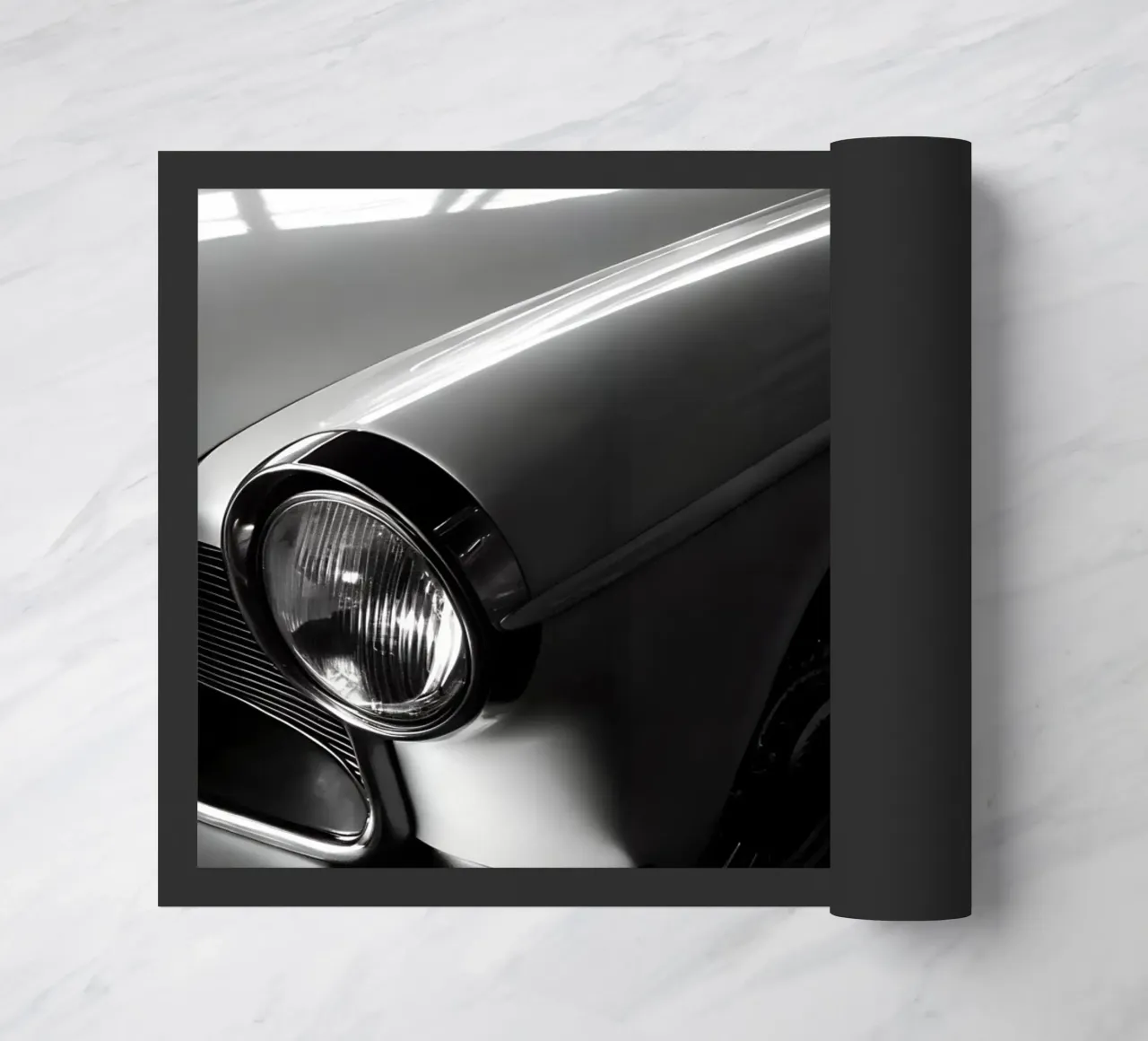 Auto d'epoca monocromatiche zerbino da CAR EDITION