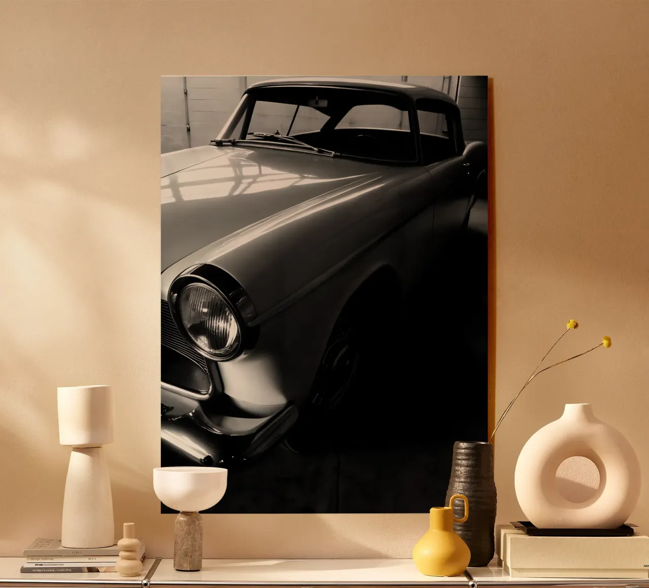 Auto d'epoca monocromatiche plexiglass da CAR EDITION