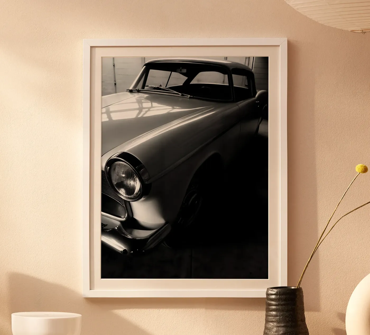 Monochrome Oldtimer Poster von CAR EDITION
