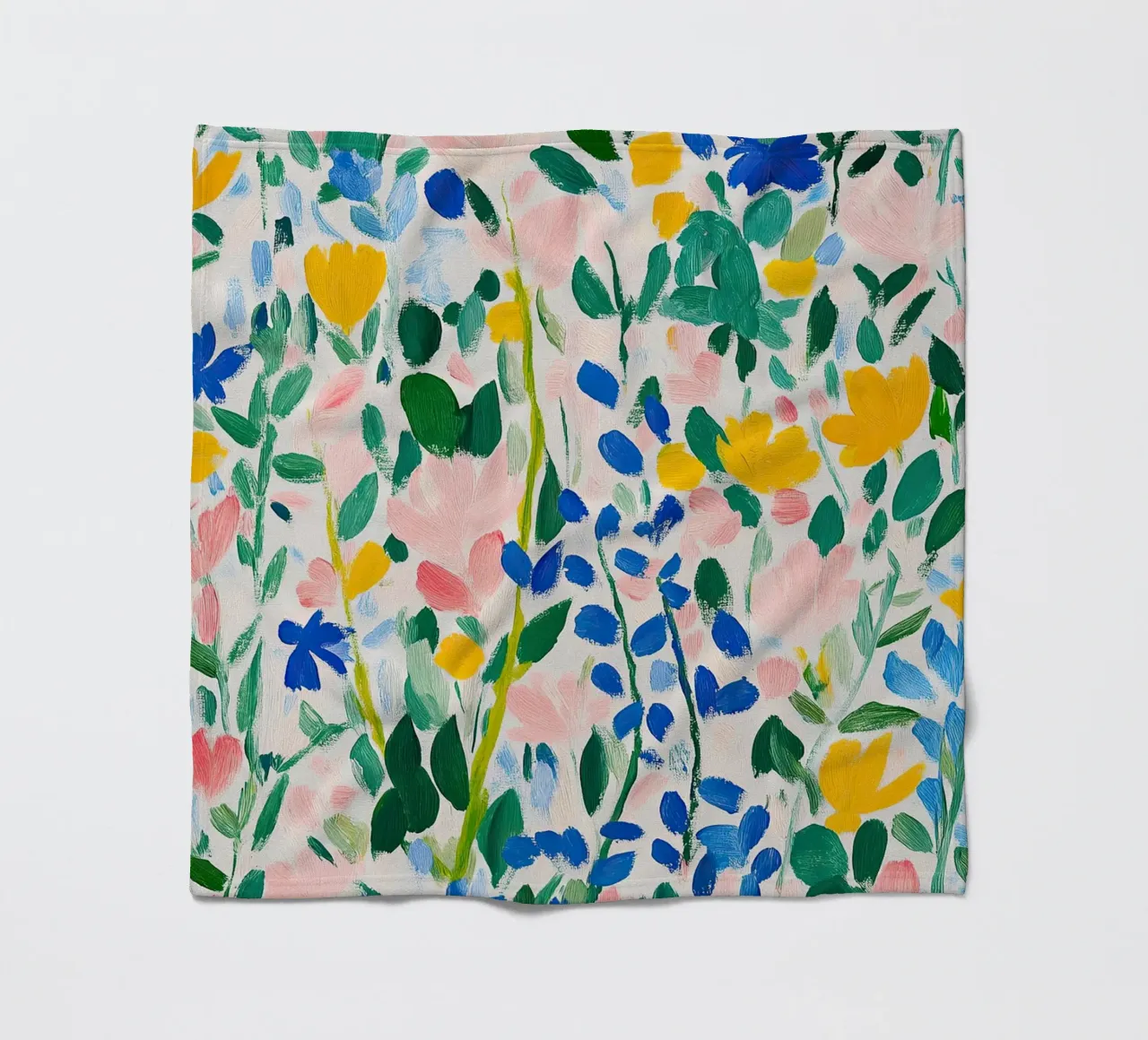Un tripudio di colori in un mare di fiori coperta in pile da Nikis Art Studio