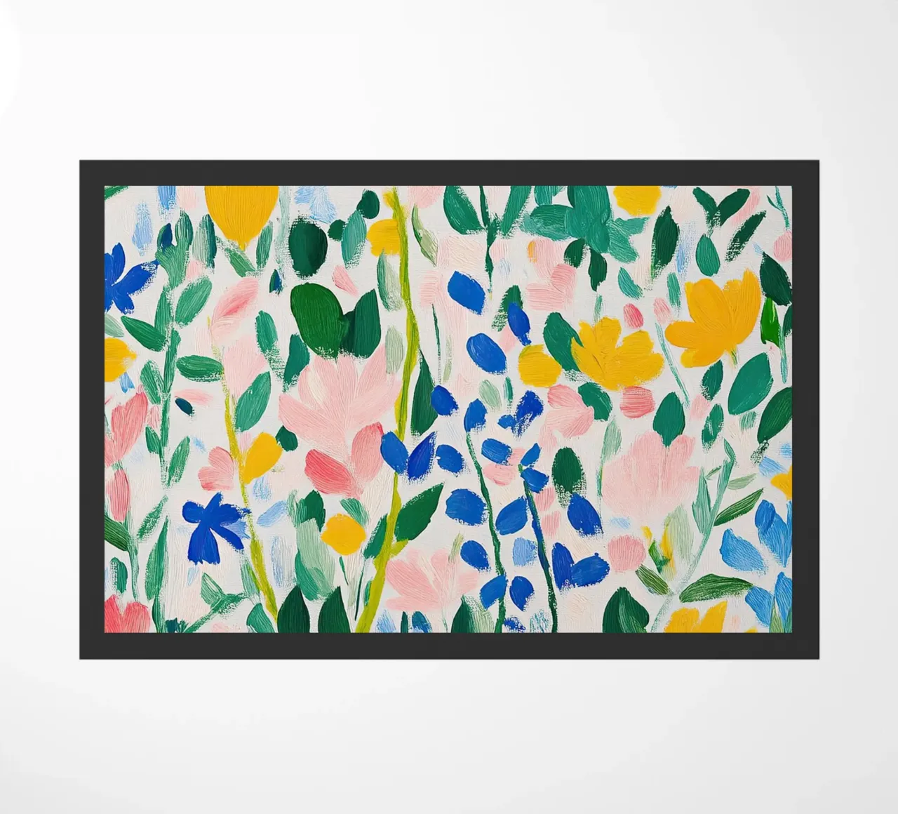 Un tripudio di colori in un mare di fiori zerbino da Nikis Art Studio
