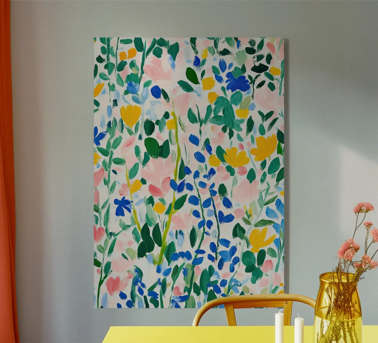 Un tripudio di colori in un mare di fiori plexiglass da Nikis Art Studio