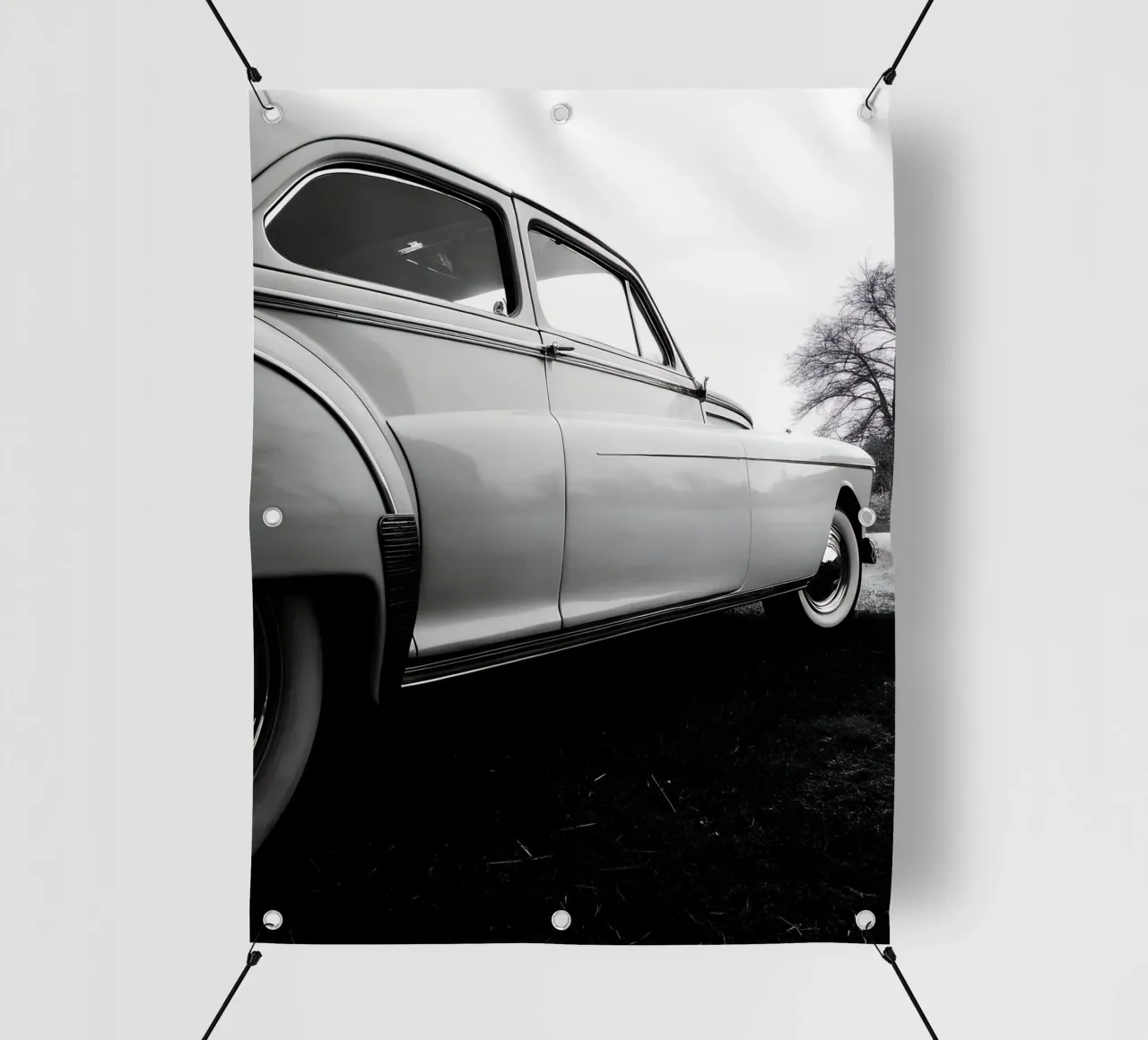 Auto d'epoca monocromatiche telo in pvc da CAR EDITION