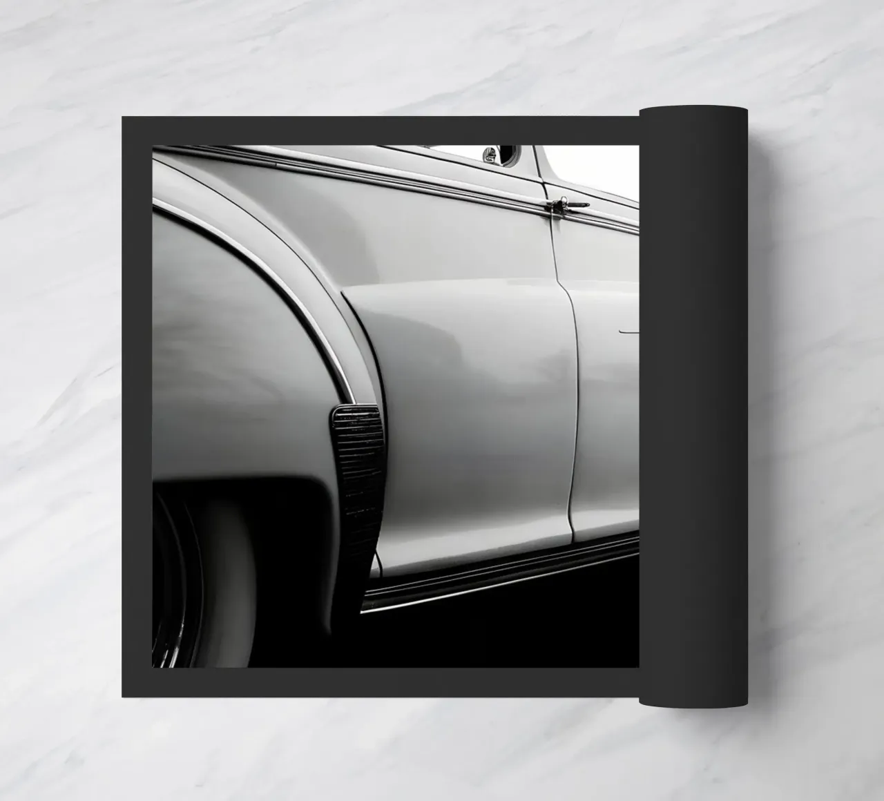 Auto d'epoca monocromatiche zerbino da CAR EDITION