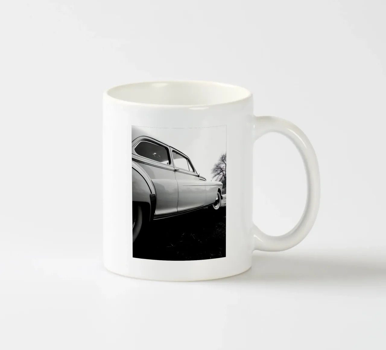 Auto d'epoca monocromatiche tazza in ceramica da CAR EDITION