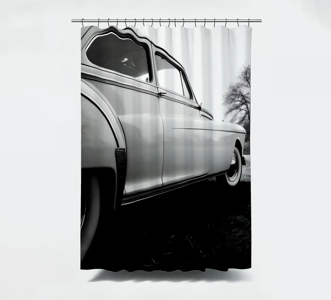 Auto d'epoca monocromatiche tenda da doccia da CAR EDITION