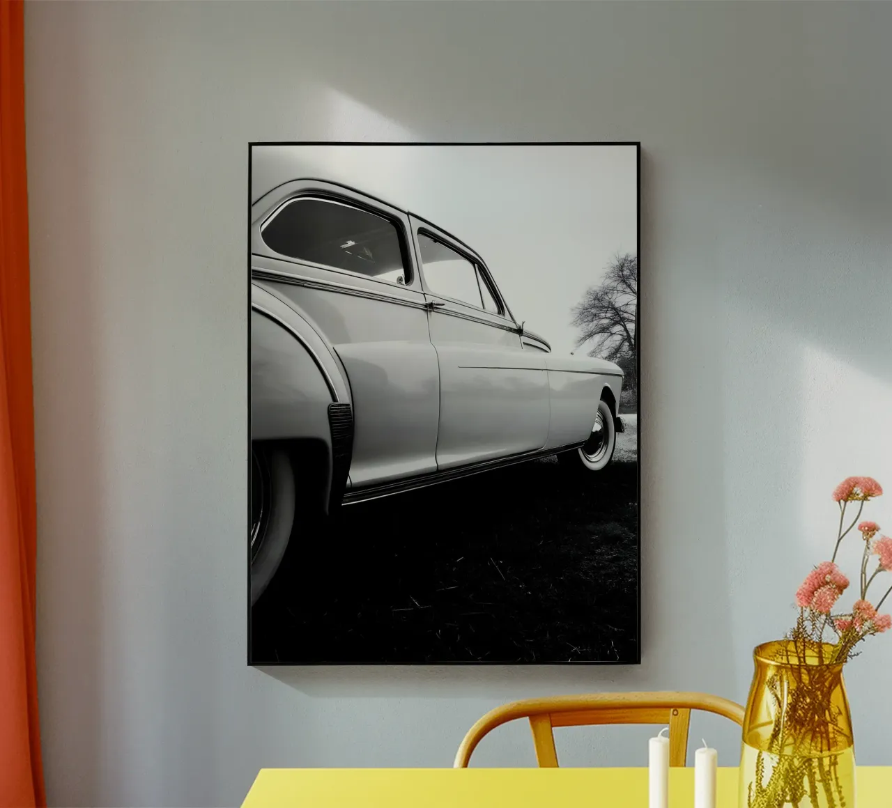 Auto d'epoca monocromatiche plexiglass da CAR EDITION